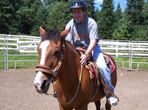 Giddyup!  My First Time on a Horse!