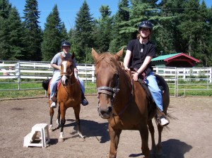My wife finally convinces me to go on a trail ride. Emerald Springs Ranch?